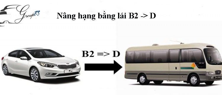 nâng hạng giấy phép lái xe từ b2 lên d